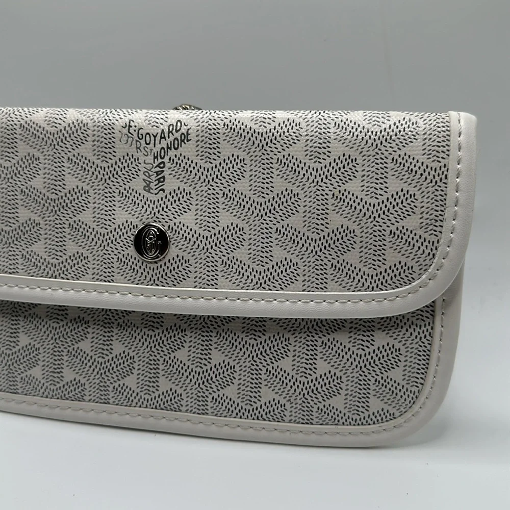 Goyard white gray wallet with defect - Picture 3 of 10
